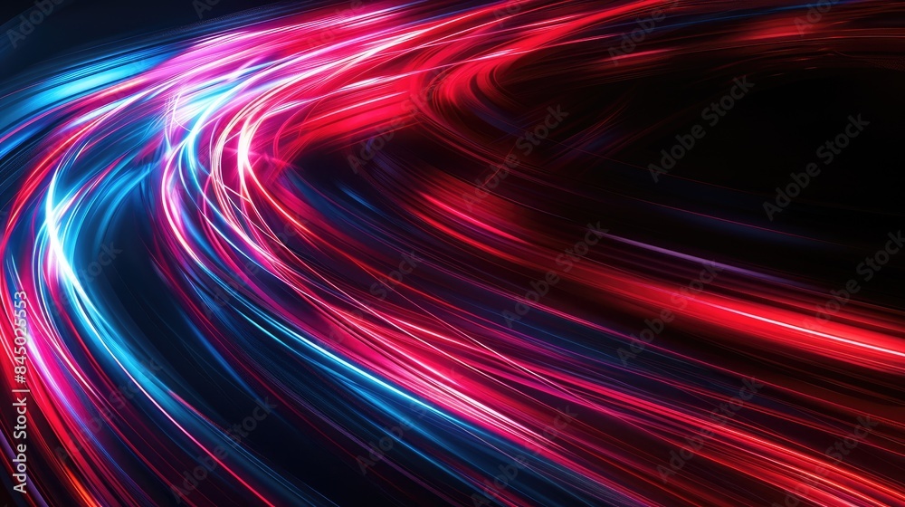 Vibrant Red & Blue Light Streaks Abstract digital art with vibrant red and blue light streaks on a black background, creating a dynamic and energetic image Vibrant Red & Blue Light Streaks Abstract digital art with vibrant red and blue light streaks on a black background, creating a dynamic and energetic image