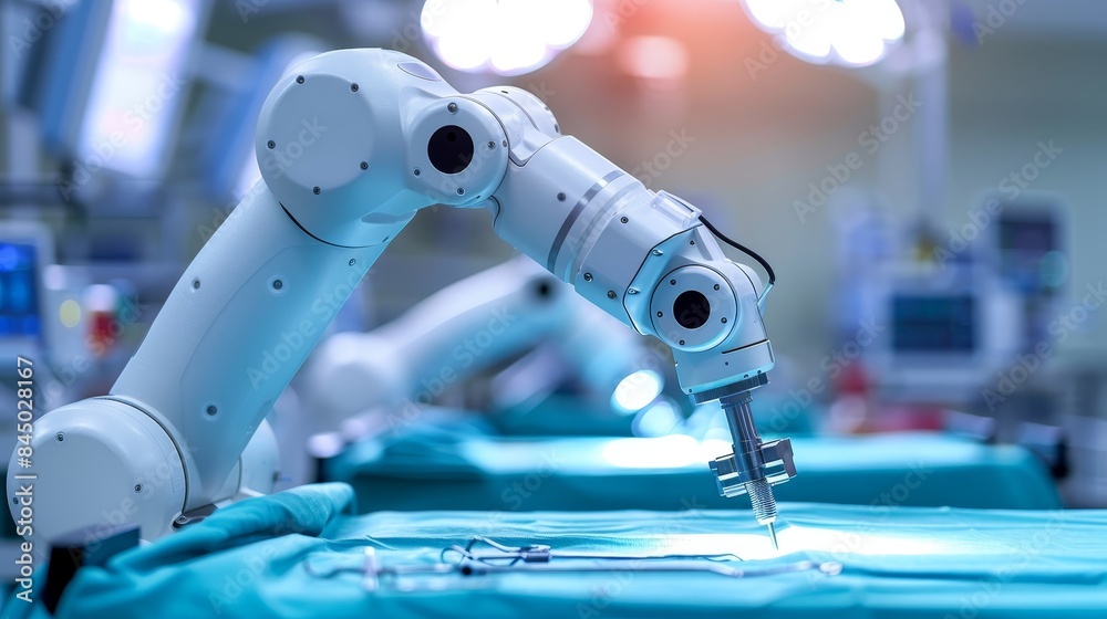 Robotic Arm in a Surgical Room