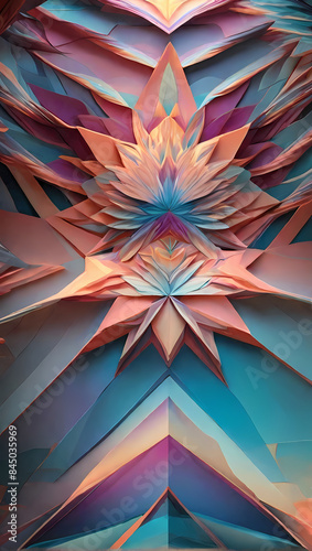 Wallpaper Mural abstract fractal background Torontodigital.ca