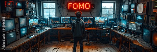 FOMO - fear of missing out - stock market - meme stock - trader 