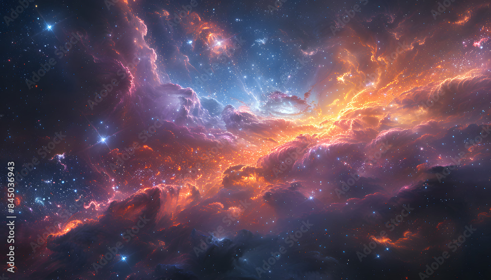 Obraz premium space background