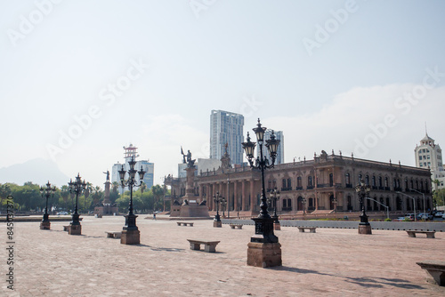 plaza de los heroes, macroplaza, monterrey nuevo leon photo