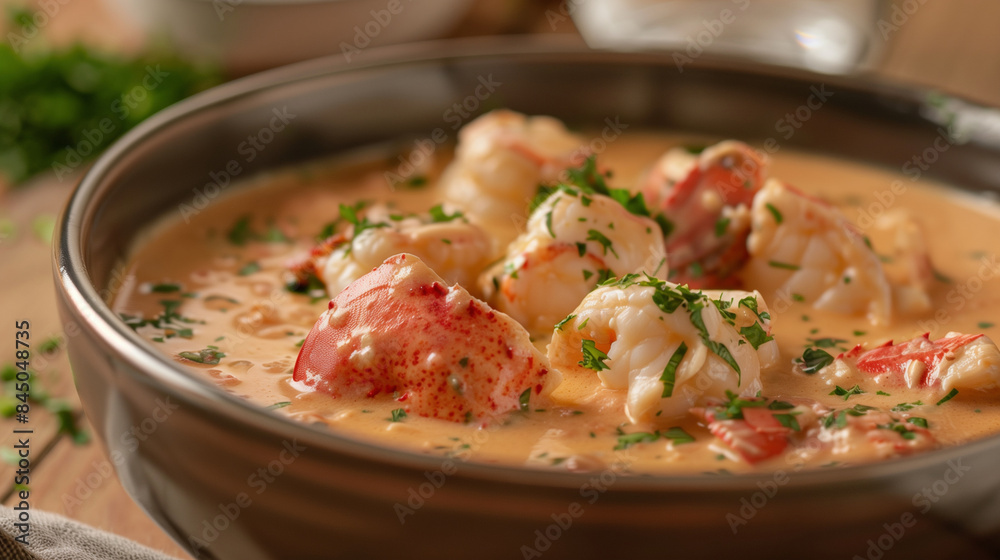 Sopa gourmet de lagosta Sopa gourmet de lagosta