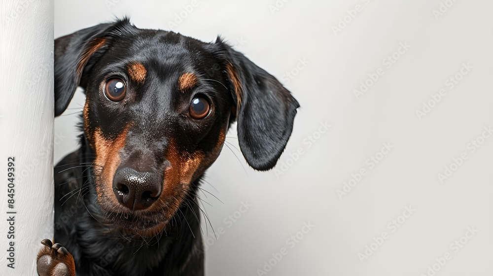 Portrait of a sousage dog Portrait of a sousage dog