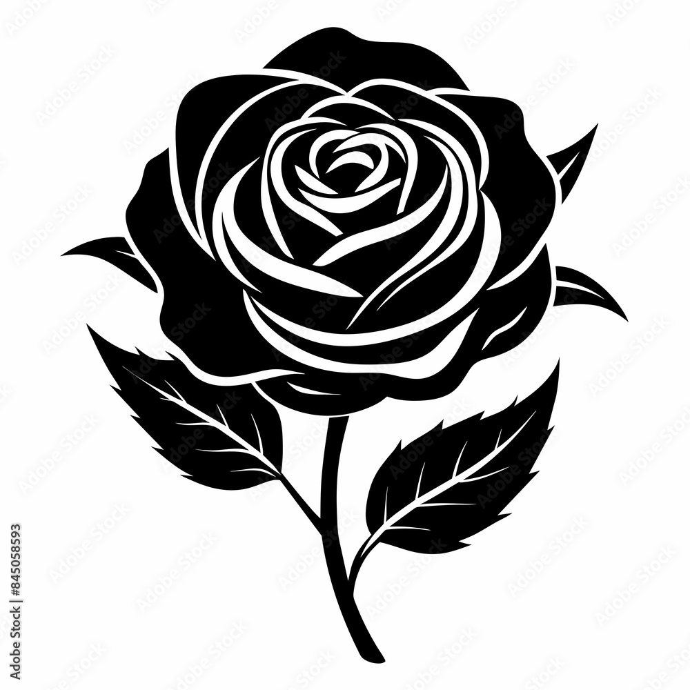 black rose isolated on white black rose isolated on white