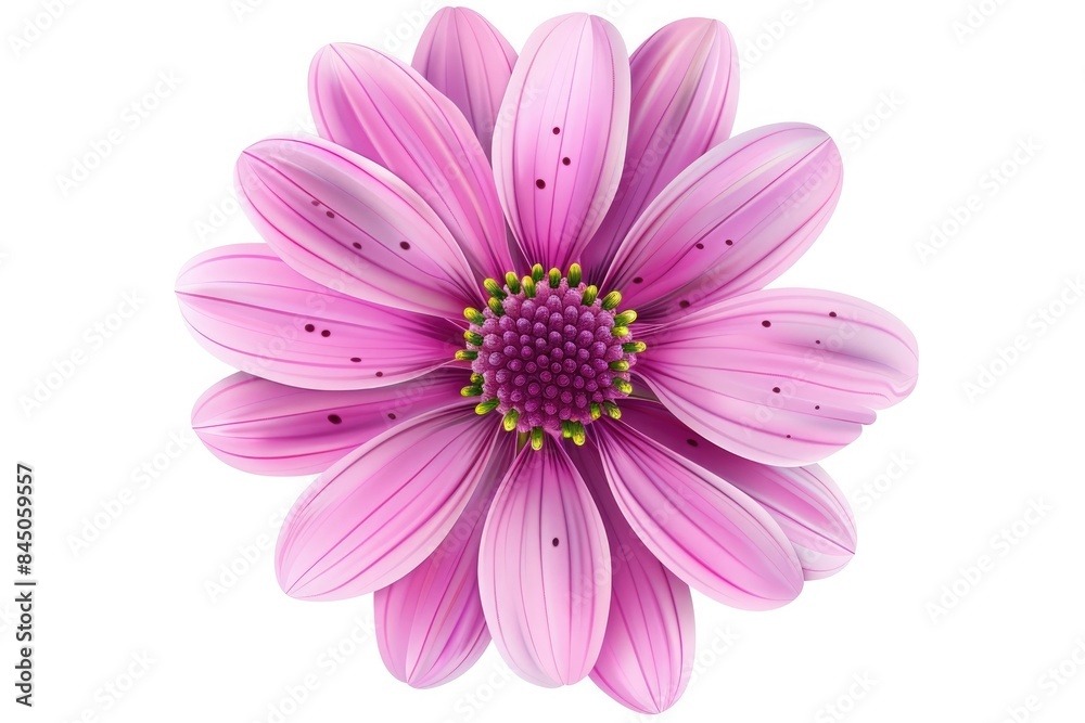 pink daisy isolated on white pink daisy isolated on white