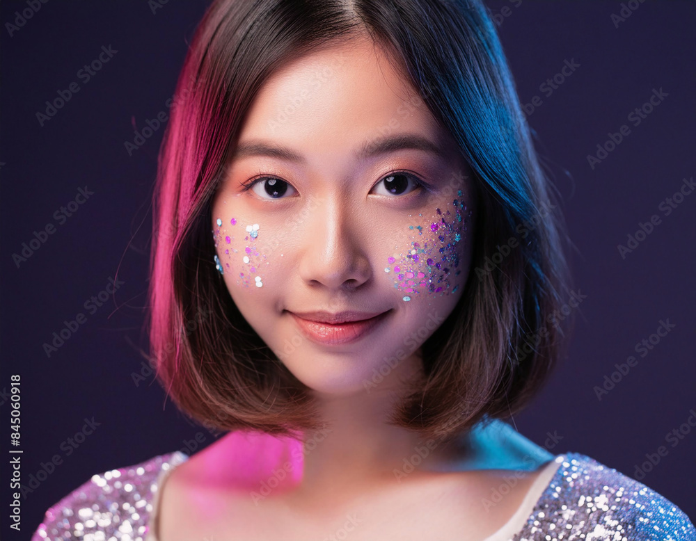 Fototapeta premium 女性のアップ