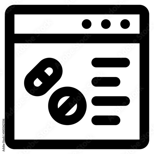 medicine online icon