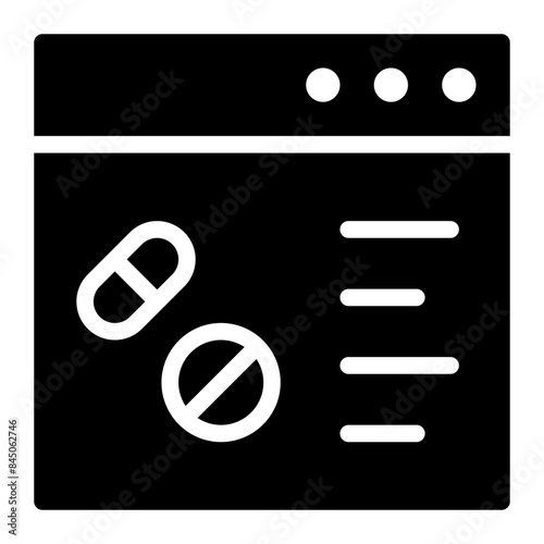 medicine online icon