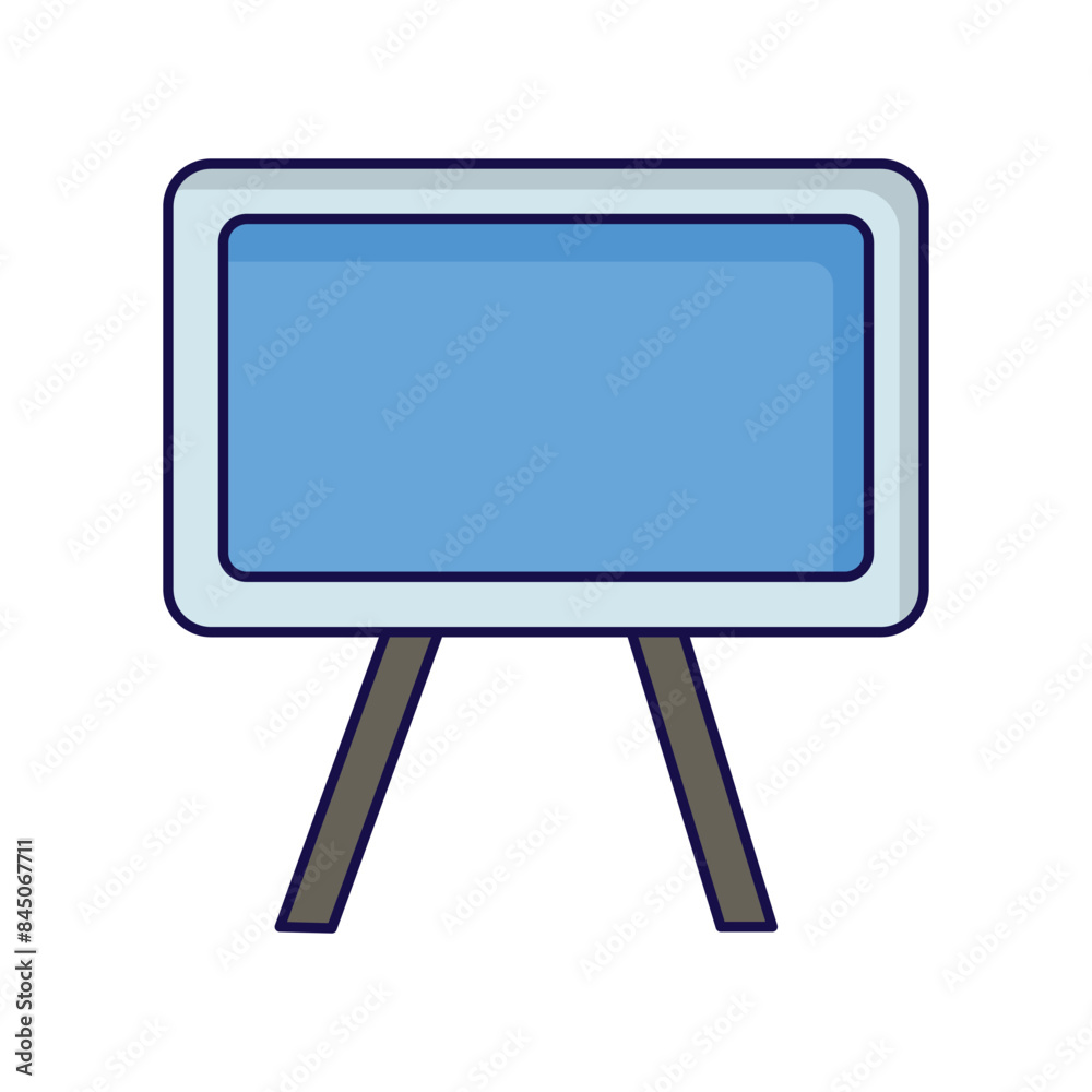 presentation icon with white background vector stock illustration presentation icon with white background vector stock illustration