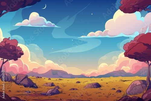 Peaceful sunset scenes inside copy code