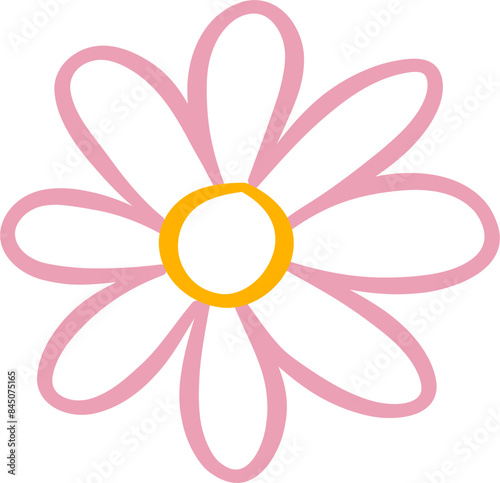 Cute cartoon hand drawn doodle for decoration