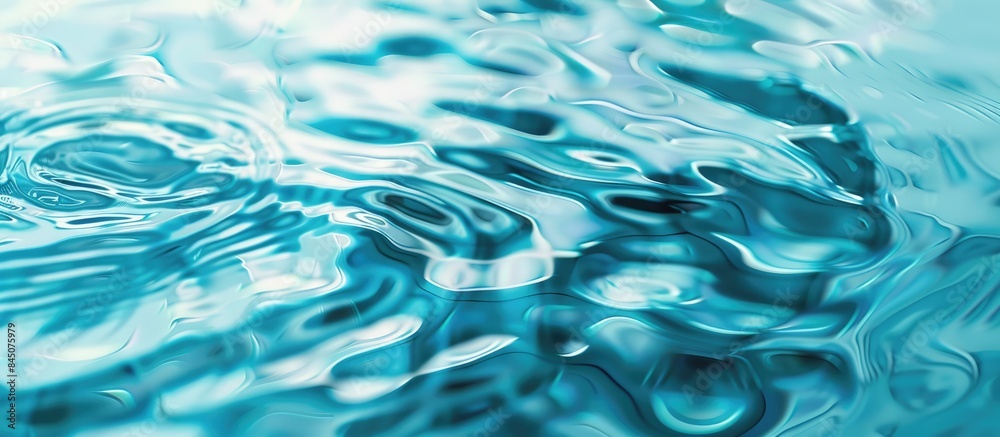 Background of water is a serene shade of blue Background of water is a serene shade of blue