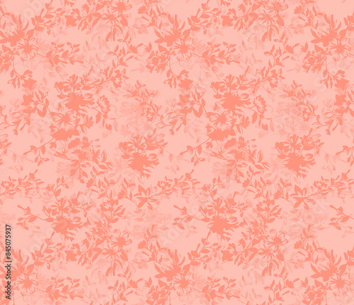 seamless pattern with flowers