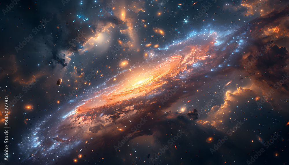 Obraz premium space background