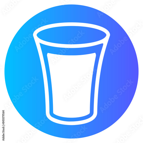 drinking water gradient icon