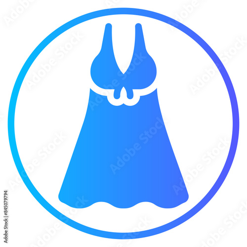 nightgown gradient icon