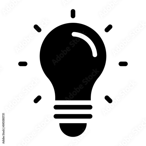 bulb glyph icon