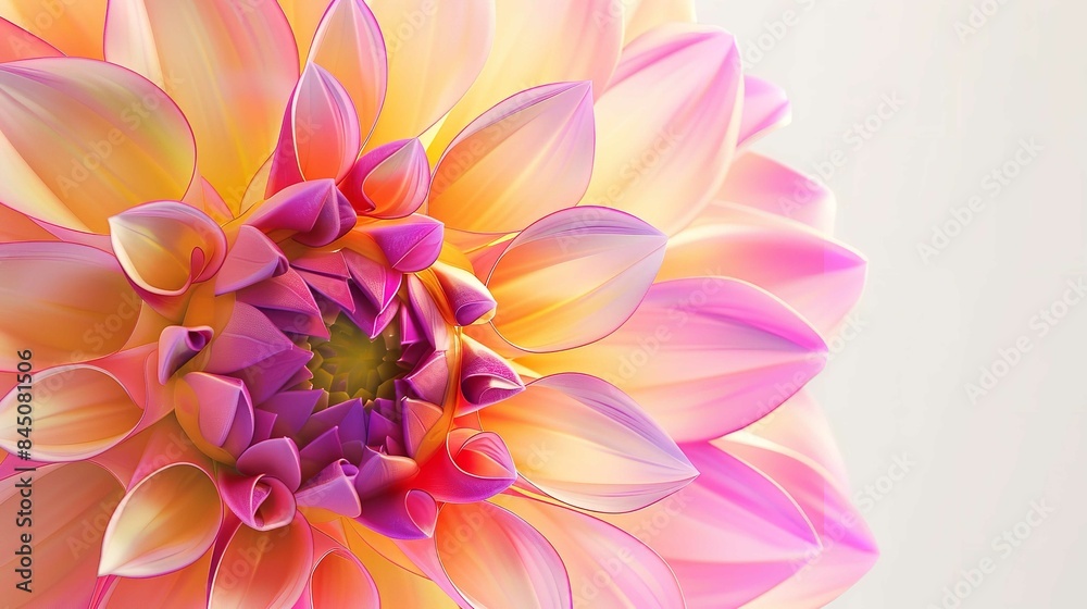 Close-Up of a Colorful Magical Dahlia - Modern Spring Su
Close-Up of a Colorful Magical Dahlia - Modern Spring Su