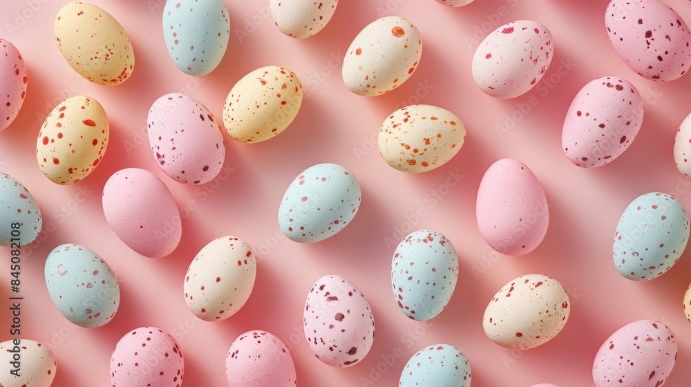 Pastel Easter Egg Candy Background Pastel Easter Egg Candy Background