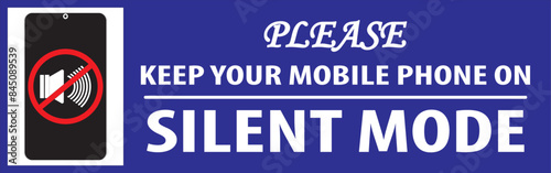 Put your mobile phone silent sign notice vector.eps