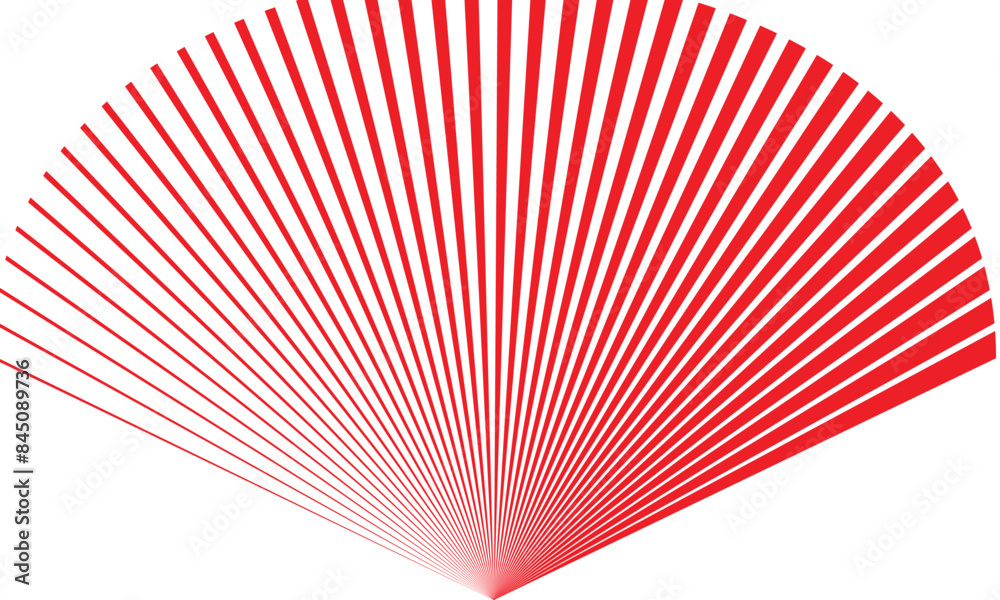 abstract simple red thin to thick sunburst line can be used background. abstract simple red thin to thick sunburst line can be used background.