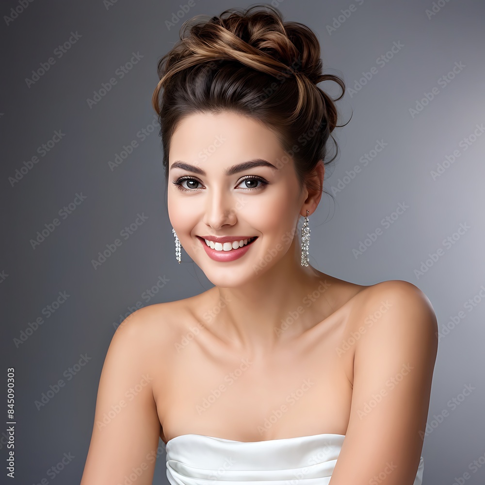 Portrait of a Beautiful Young Woman with Pristine Skin, Highlighting Face Care, Cosmetology, and Spa Beauty
Portrait of a Beautiful Young Woman with Pristine Skin, Highlighting Face Care, Cosmetology, and Spa Beauty