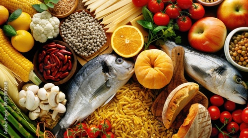 Food containing necessary vitamins and nutrients