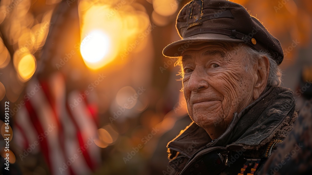 Around a flagpole adorned with the American flag, a group of veterans, including women and men from different eras, shared stories and laughs, creating a warm atmosphere in the afternoon sun. Around a flagpole adorned with the American flag, a group of veterans, including women and men from different eras, shared stories and laughs, creating a warm atmosphere in the afternoon sun.