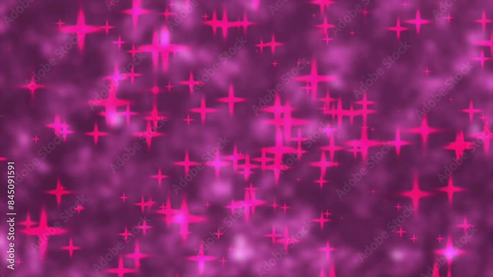Sparkled star effect Animated Loop Background Sparkled star effect Animated Loop Background