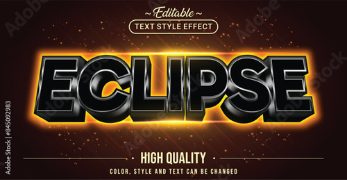 Editable text style effect - Eclipse text style theme.