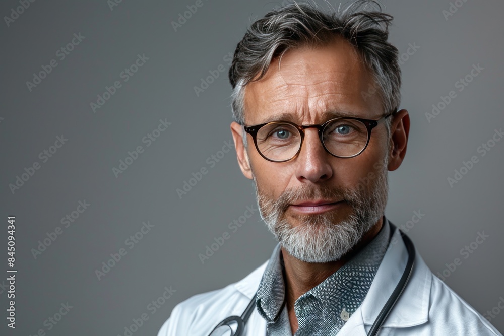 Portrait of a Serious Male Doctor Portrait of a Serious Male Doctor