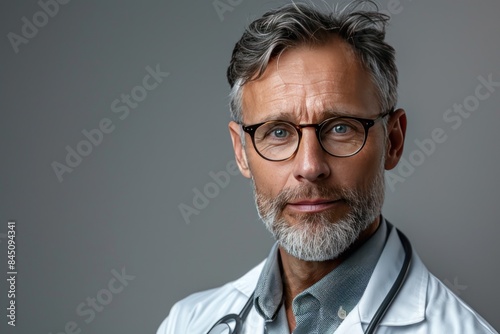 Portrait of a Serious Male Doctor