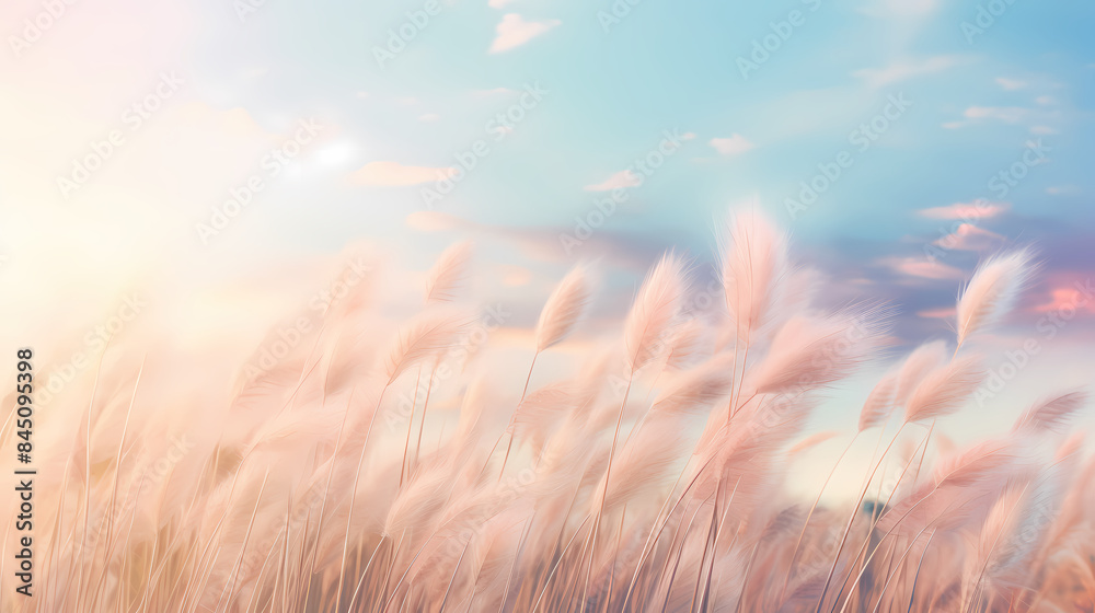 Obraz premium Soft and fluffy grass