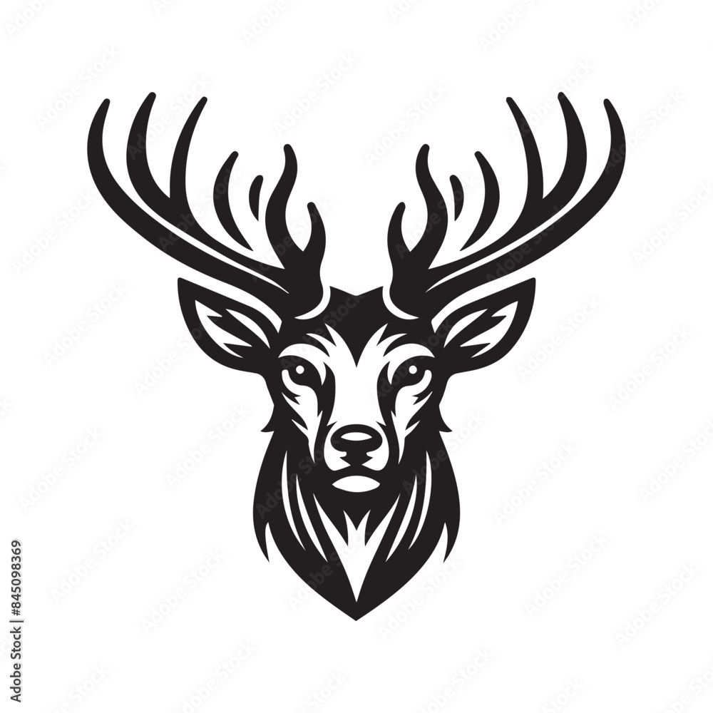 Lion, deer, cute dog head vector Lion, deer, cute dog head vector