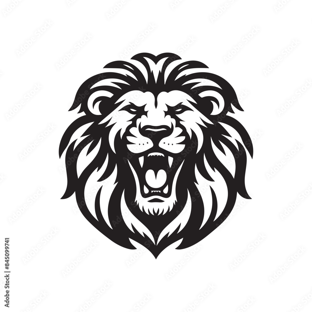 Lion, deer, cute dog head vector Lion, deer, cute dog head vector