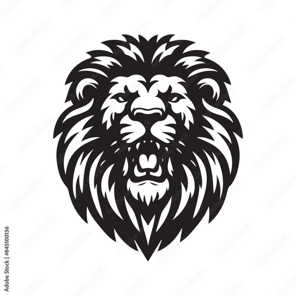 Lion, deer, cute dog head vector Lion, deer, cute dog head vector