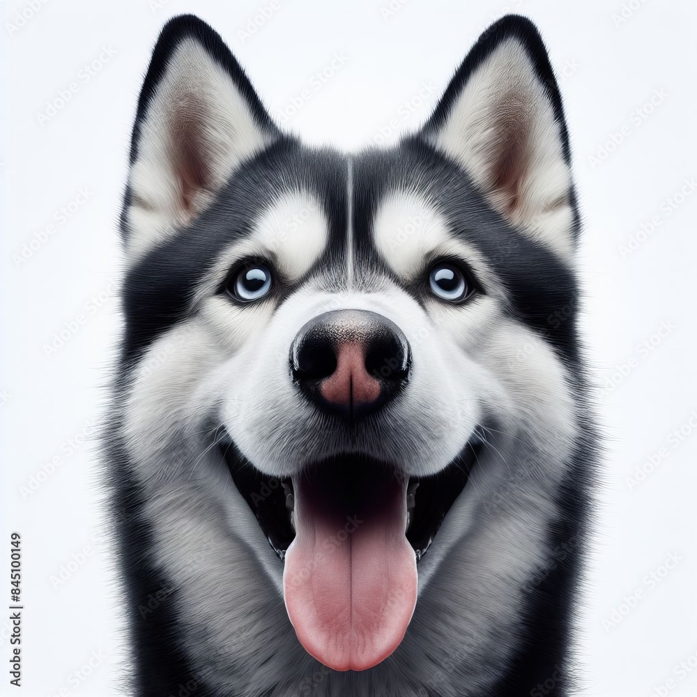 siberian husky puppy on white siberian husky puppy on white
