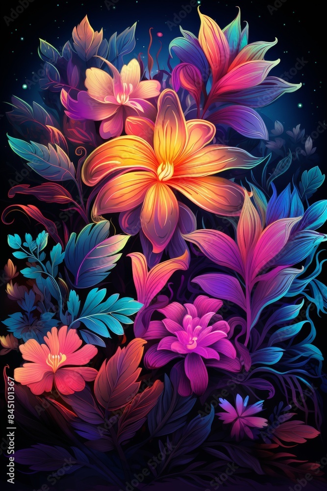 Design a background with neon colors Design a background with neon colors