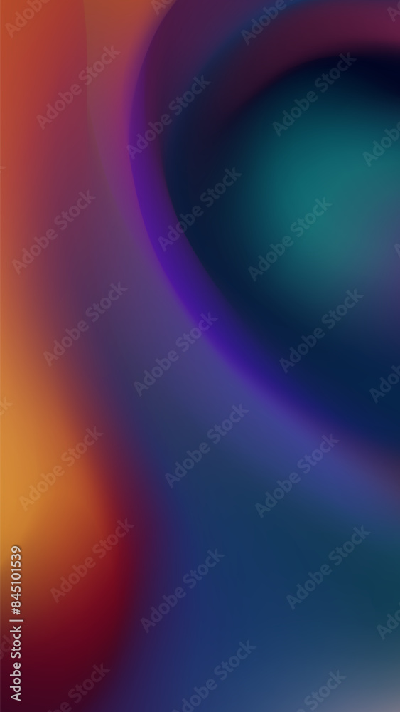 Refined dark green, blue, and orange mesh wave blur vertical background template, infusing digital content with a premium, attention grabbing aesthetic Refined dark green, blue, and orange mesh wave blur vertical background template, infusing digital content with a premium, attention grabbing aesthetic