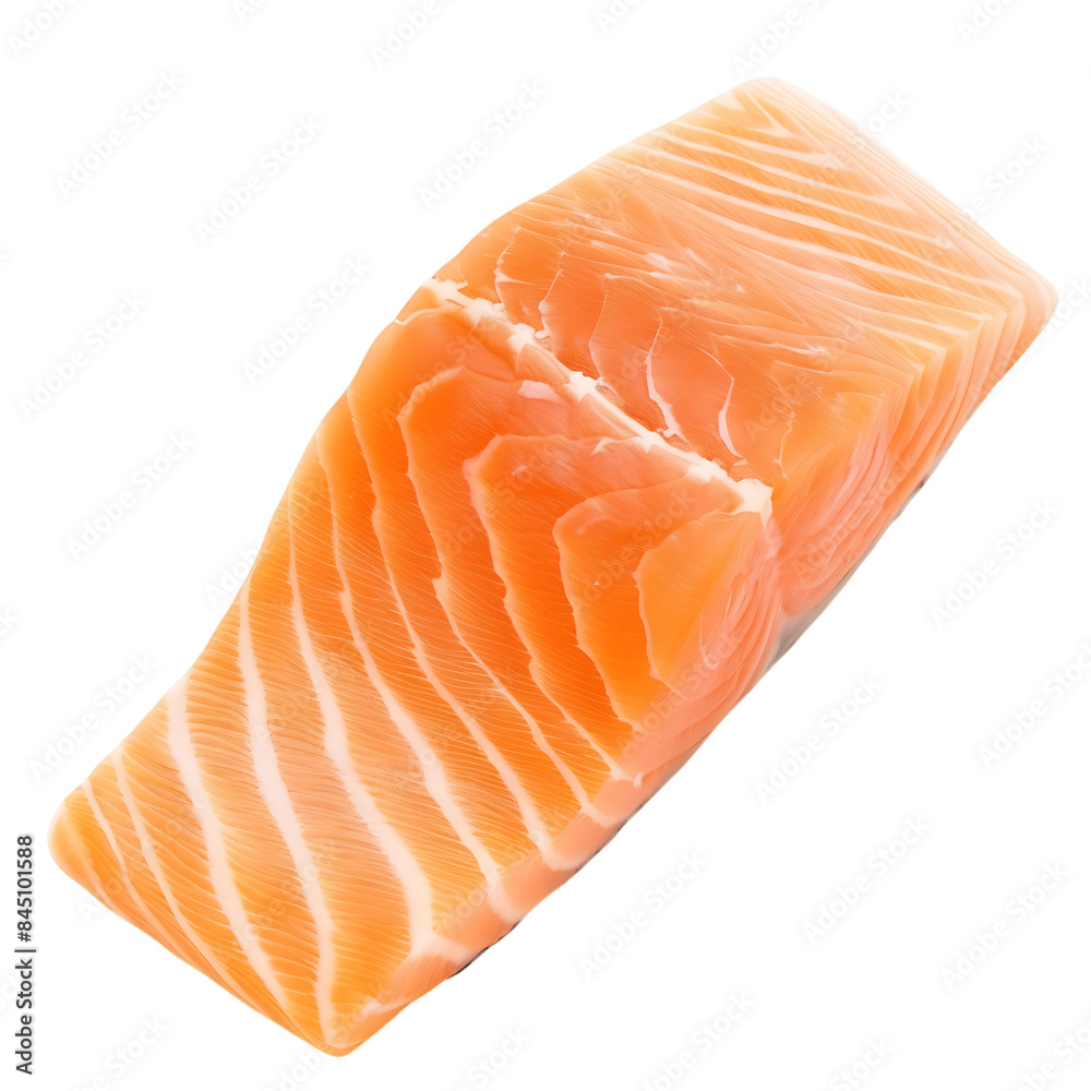 Fresh Salmon on Transparent Background Cutout Fresh Salmon on Transparent Background Cutout