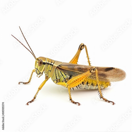 Locust isolated on white background  © Naiheng
