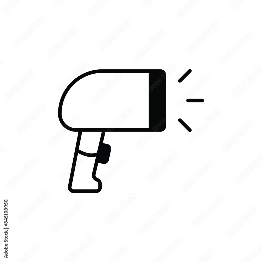 Scanner icon design with white background stock illustration Scanner icon design with white background stock illustration