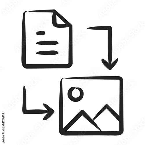 Text To Image Icon
