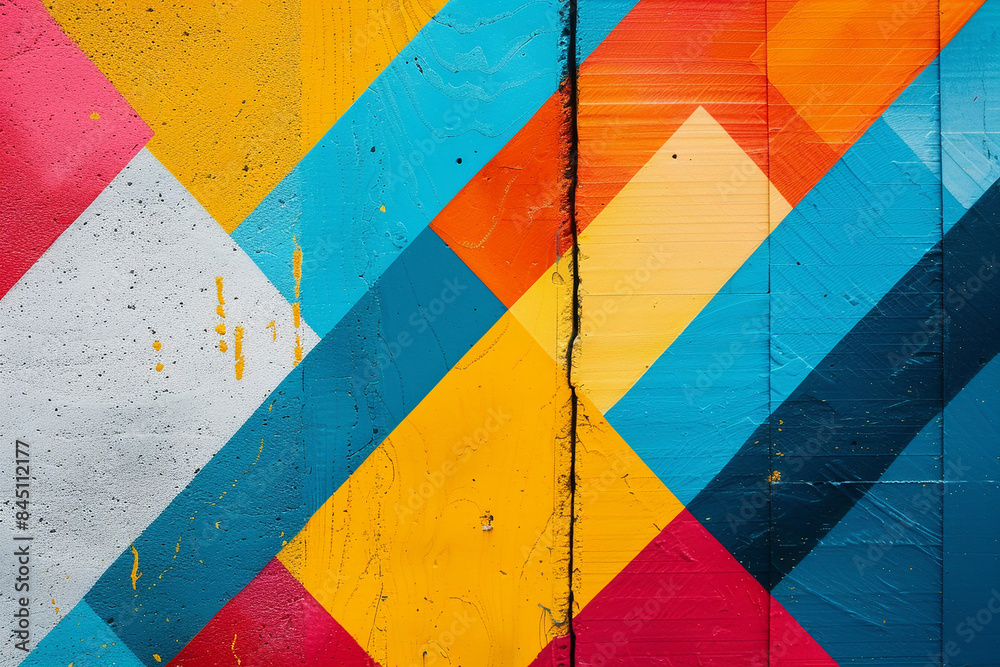 Naklejka premium A vibrant