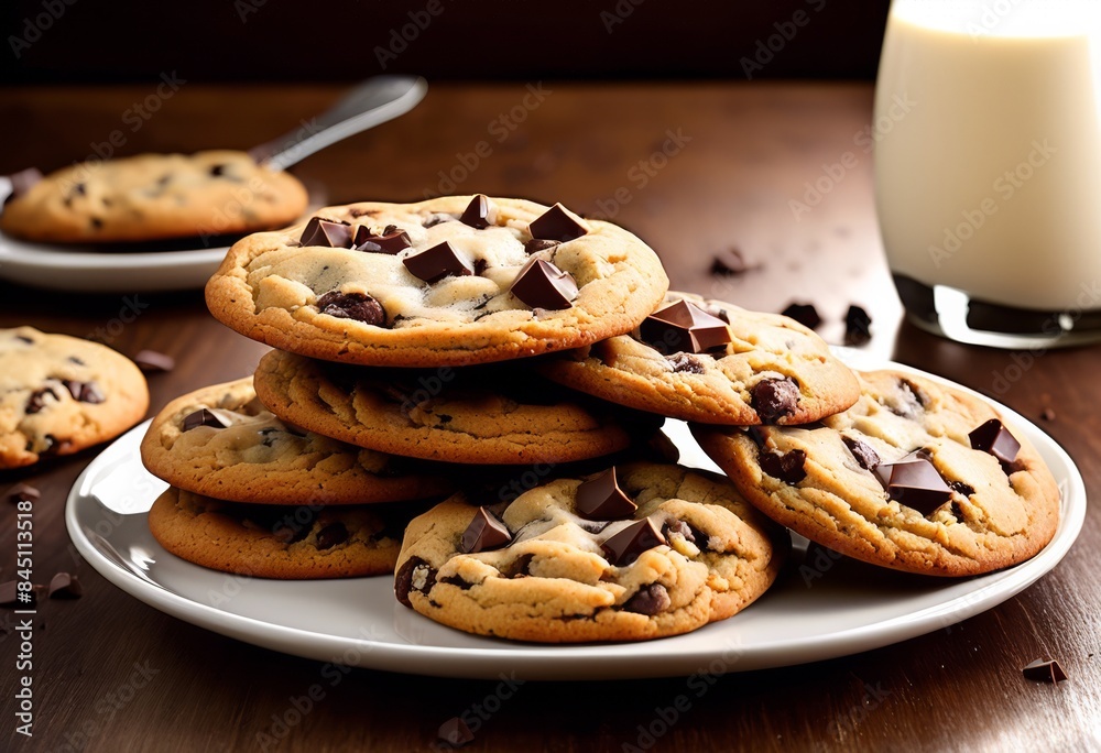 homemade chocolate chip cookies fresh milk, baked, bite, buttery, chewy, chips, chocolatey, classic, comfort, confection, confectionery, creamy, crunchy homemade chocolate chip cookies fresh milk, baked, bite, buttery, chewy, chips, chocolatey, classic, comfort, confection, confectionery, creamy, crunchy
