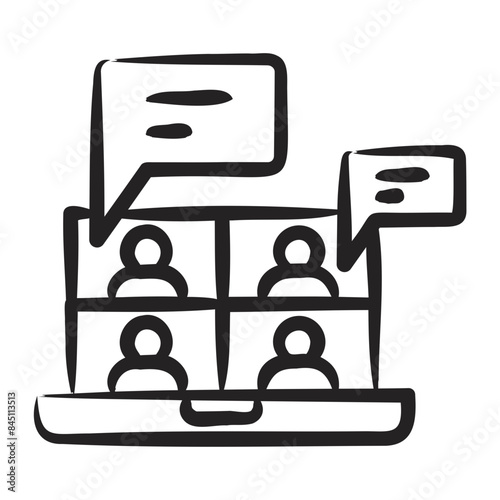 Virtual Meetings Icon