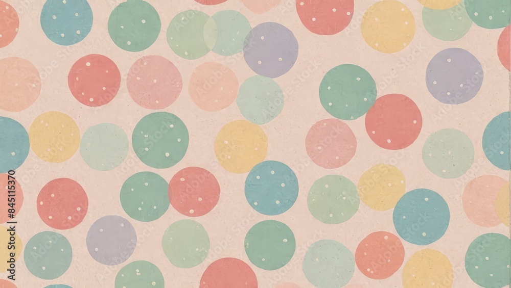Pastel Polka Dot Pattern. Pastel Polka Dot Pattern.