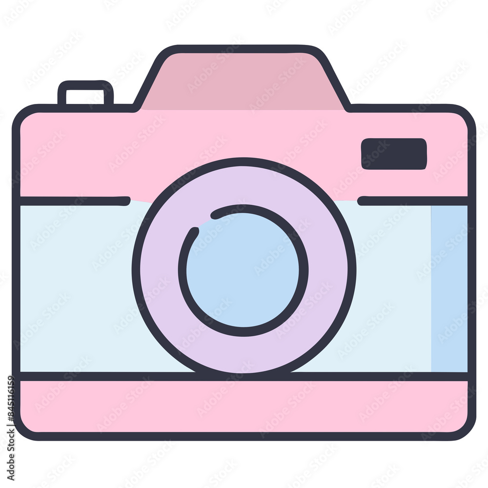 Icon design of photo camera, isolated, transparent background, travel concept, photography, snapshot sign, illustration element, gadget equipment, graphic resource, PNG Icon design of photo camera, isolated, transparent background, travel concept, photography, snapshot sign, illustration element, gadget equipment, graphic resource, PNG
