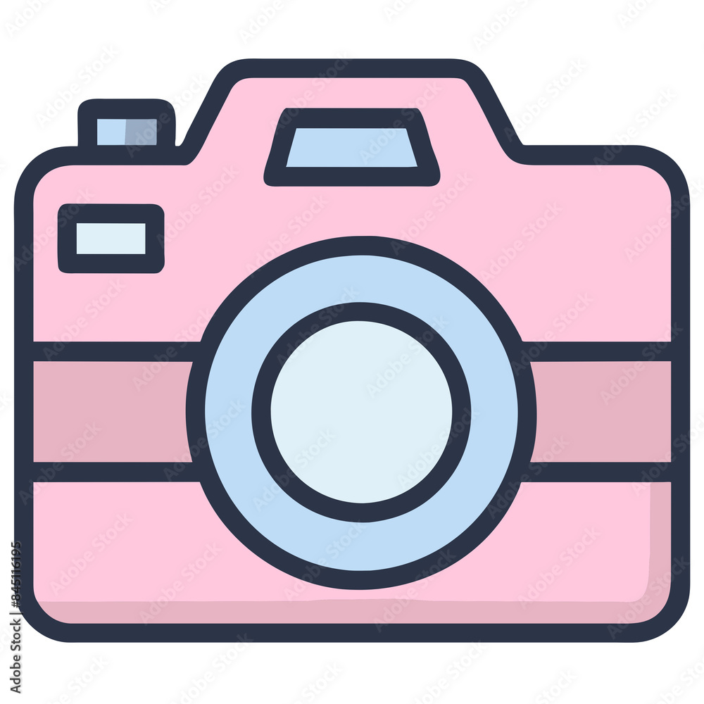 Icon design of photo camera, isolated, transparent background, travel concept, photography, snapshot sign, illustration element, gadget equipment, graphic resource, PNG Icon design of photo camera, isolated, transparent background, travel concept, photography, snapshot sign, illustration element, gadget equipment, graphic resource, PNG